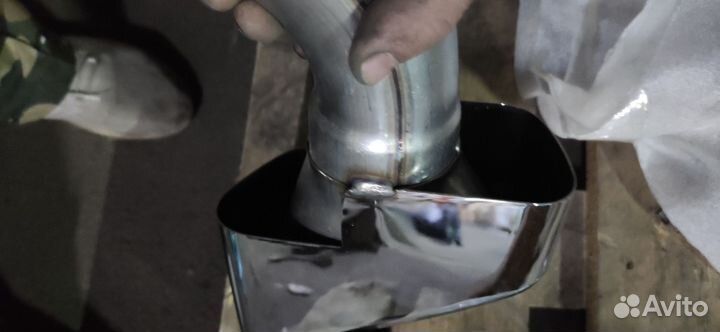 Насадки на выхлоп BMW X5 f15 ромбовидные 5.0i Bmw