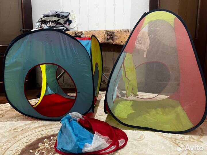 Детская палатка с тоннелем