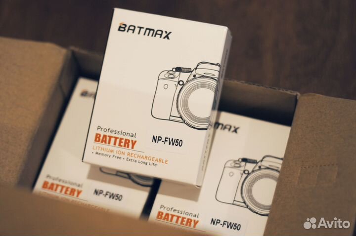 Аккумулятор Sony NP-FW50 двойная зарядка и флэшка