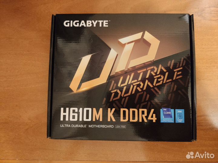 Материнская плата gigabyte h610M K DDR4