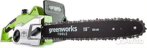 Цепная пила электрическая Greenworks GCS1840, 1800