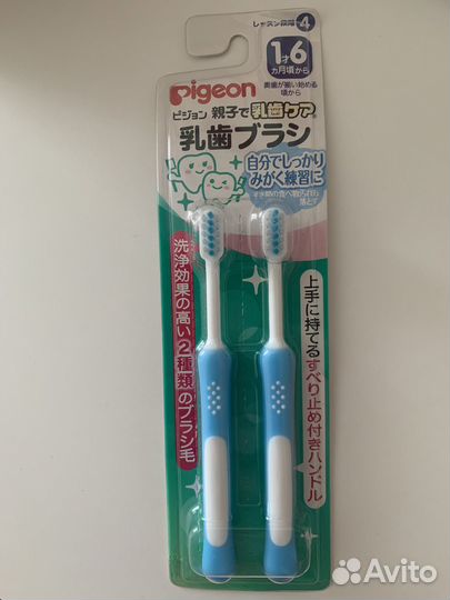 Зубная щетка детская pigeon