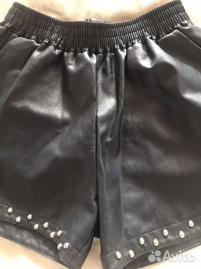 Шорты кожаные