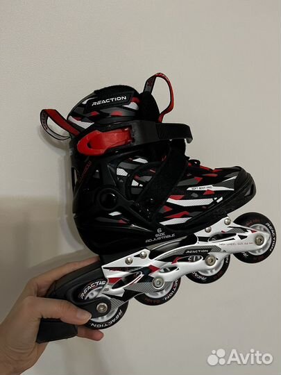 Ролики детские с защитой и шлемом