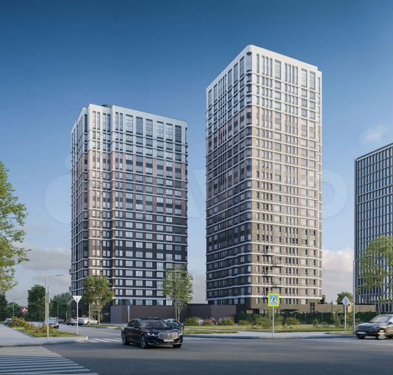 2-к. квартира, 60,5 м², 5/24 эт.