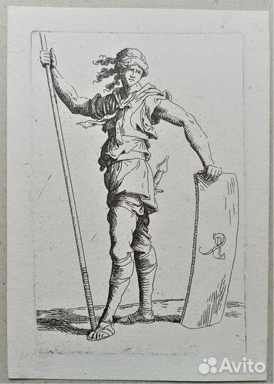 Офорты Сальватор Роза Барокко Италия