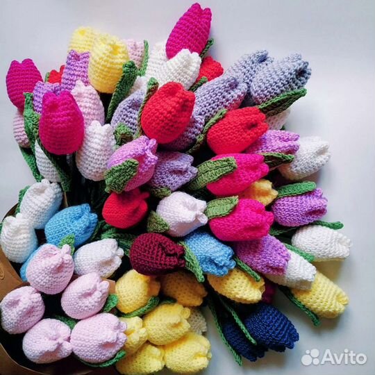 Тюльпаны ручной работы