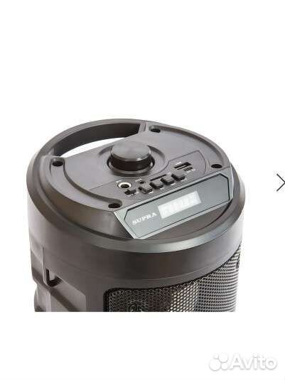 Портативная колонка Supra-350MB Black новая