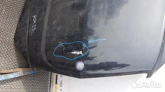 Капот mercedes benz CLC C203 (HUK23D201)