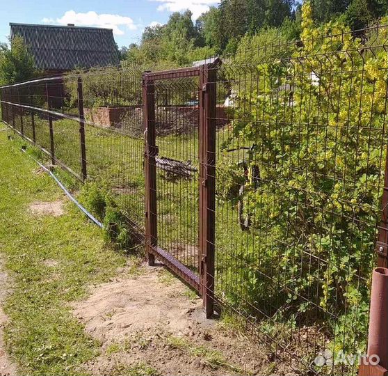 Сетка для забора 3d