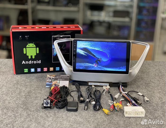 Штатная магнитола Hyundai Solaris 2 2017-2018 2-16