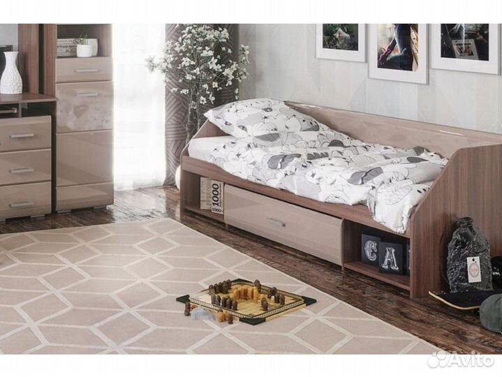 Кровать одноярусная. Детская Симба