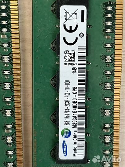 Оперативная память ddr4 ECC Samsung