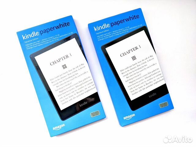 Kindle Paperwhite Signature 5 32GB зеленая + чехол объявление продам