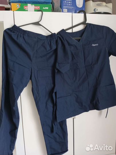 Медицинская пижама, халаты бонусом- безплатно