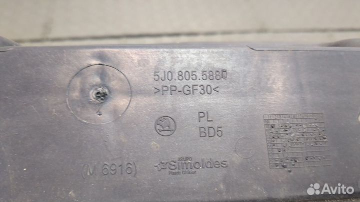 Рамка передняя Skoda Fabia