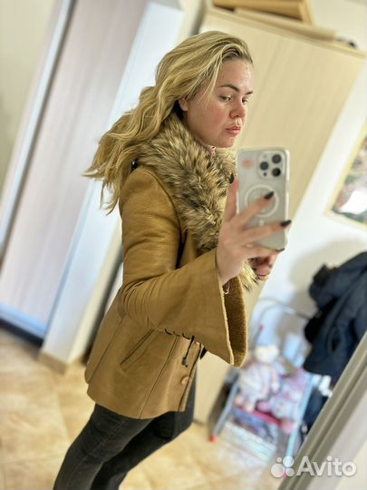 Дубленка натуральная женская 46 48