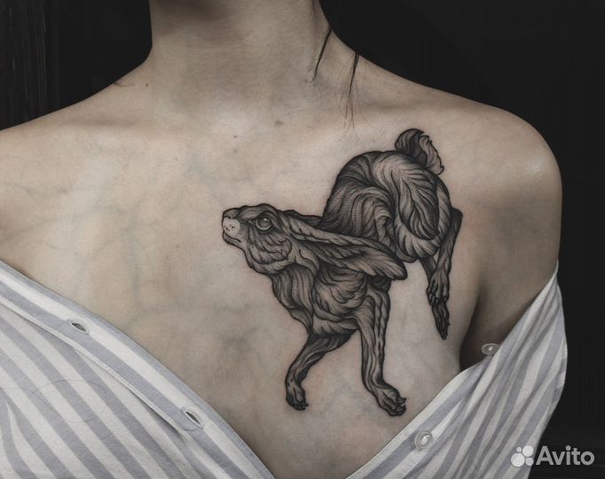 Художественная татуировка Индививдуальные эскизы