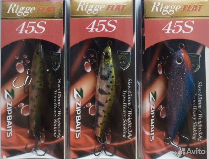 Zipbaits Rigge Flat S-Line 45S