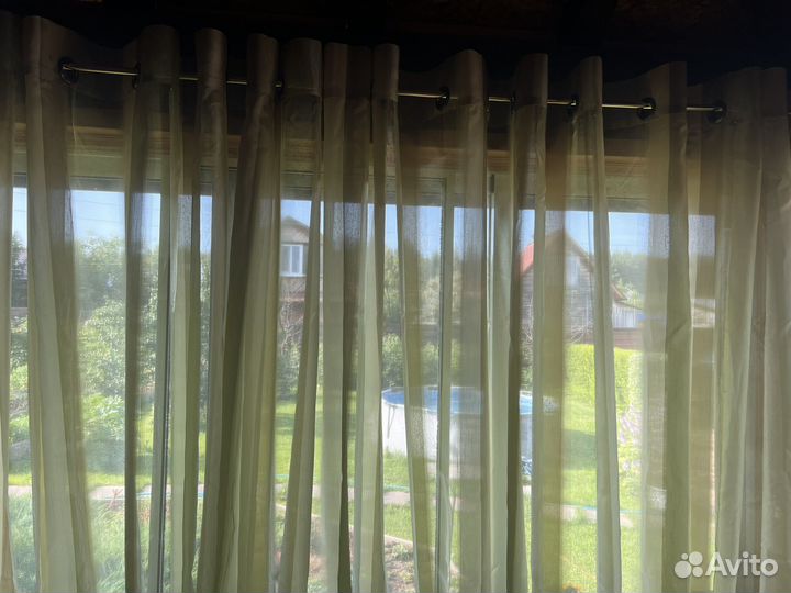 Шторы тюль на люверсах