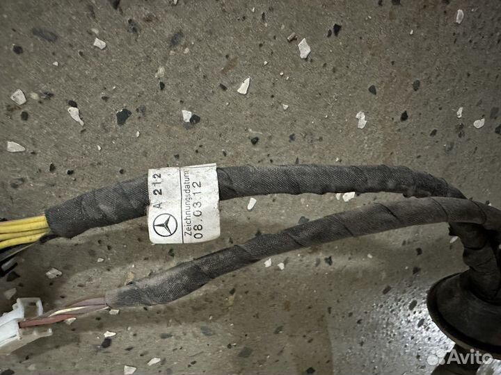 Проводка в задний бампер w212 mercedes