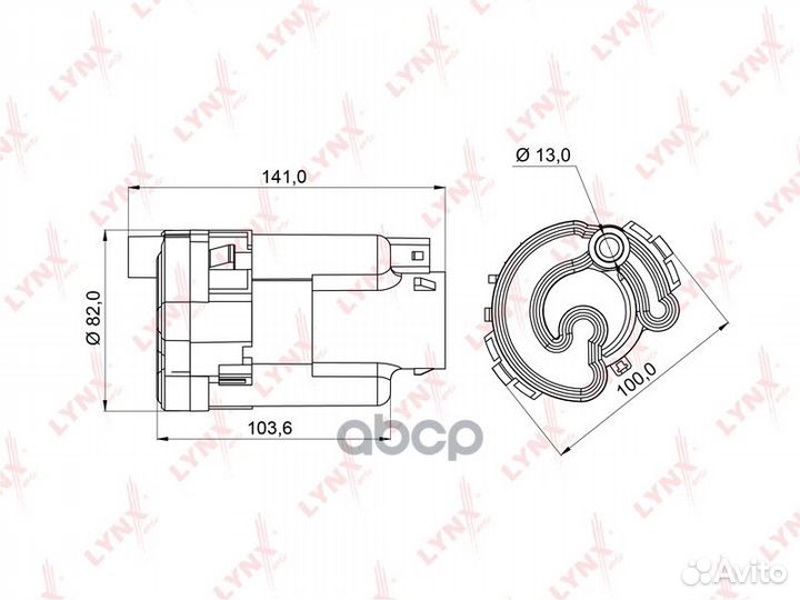 Фильтр топливный hyundai getz 1.1 / 1.3 (TB ) 0