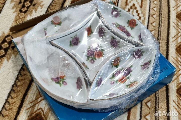 Менажница керамическая секционная