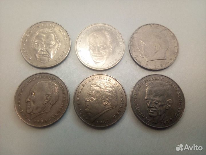 Германия. 6 юбилейных монет