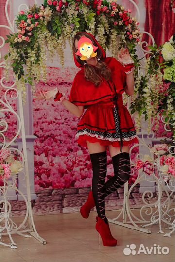 Костюм красной шапочки на хэллоуин, новый год