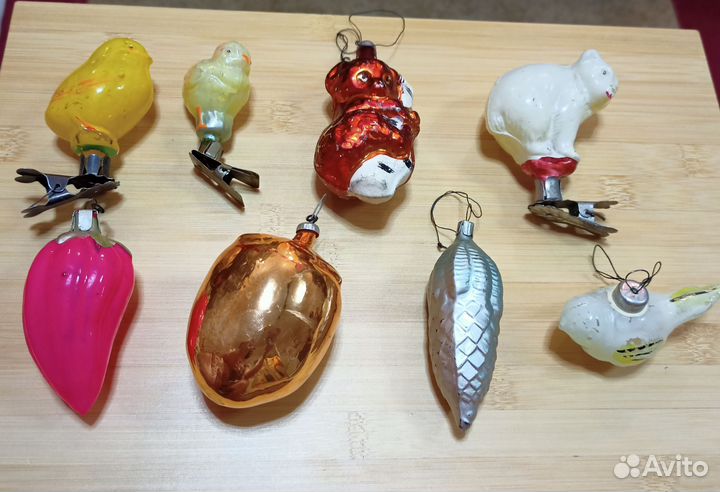 Елочные игрушки СССР