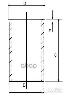 14-025800-00гильза d97 L222 H5.2 нехонингов