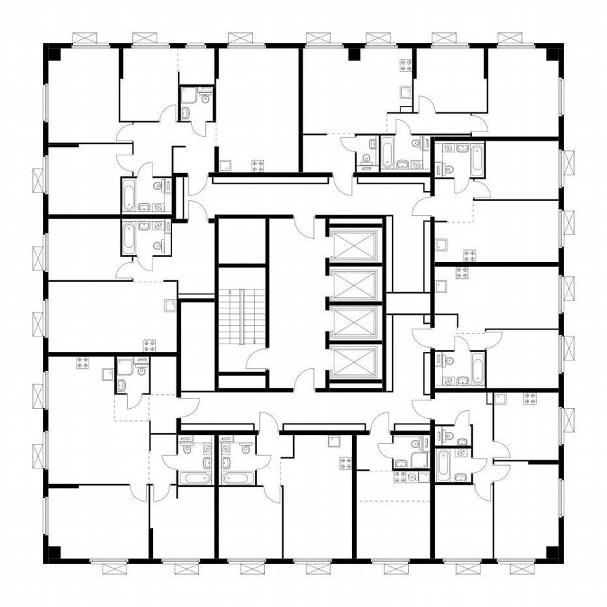 2-к. квартира, 62,9 м², 27/28 эт.