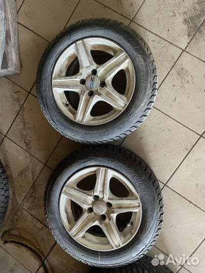 Зимние литые колеса r14 в сборе на ваз