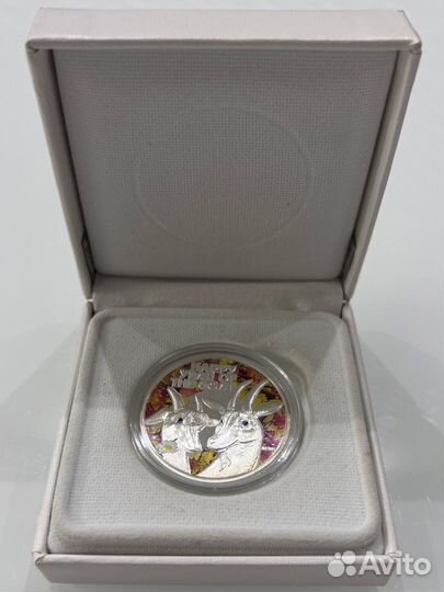 Серебрянная монета 1 доллар