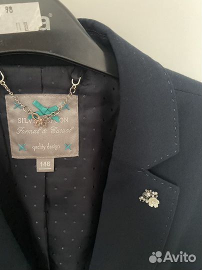 Пиджак для девочки 146