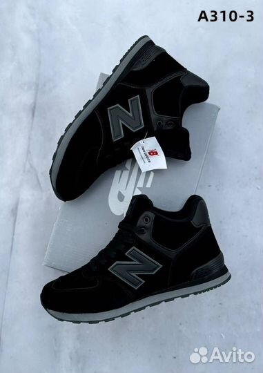 Мужские зимние кроссовки с мехом NEW balance