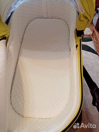 Коляска детская 2в1 Effole Lustre (yellow+Diamond)