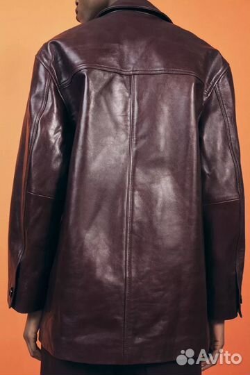 Кожаная куртка Zara ZW Collection