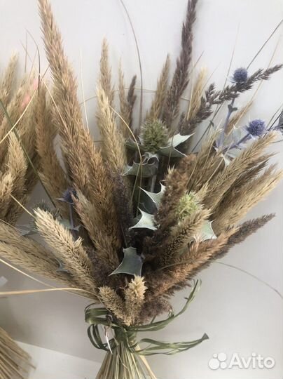Букет из сухоцветов и штучно