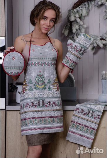 Подарочный кухонный набор новогодний