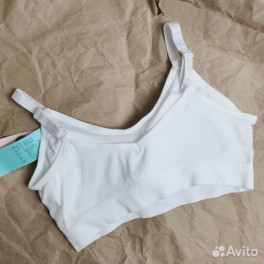 Топ в рубчик на лямках You