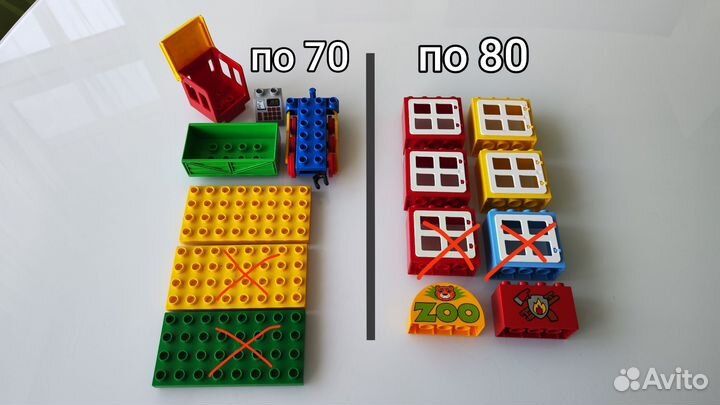 Lego Лего Дупло поштучно оригинал