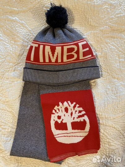 Шапка и шарф Timberland оригинал