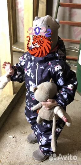 Детский зимний комбинезон на девочку