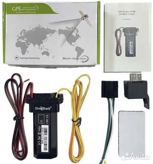 Автомобильный GPS трекер SinoTrack ST-901 4-pin
