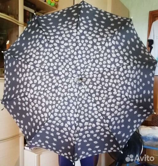 Зонт-трость винтаж СССР 2 штуки разные отл. сост