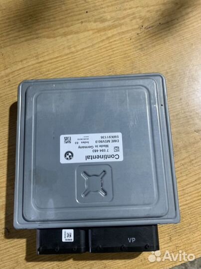 Блок управления двигателем Dme MSV 80.0 bmw e60