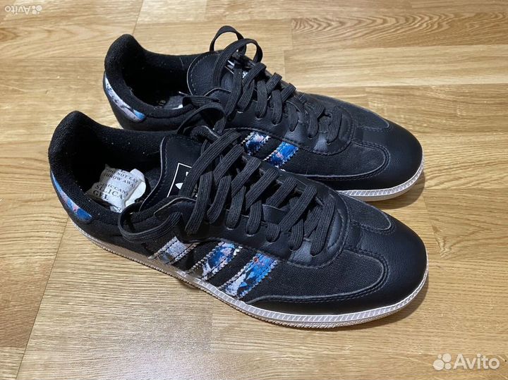 Adidas Samba Vegan синие, р. 39 1/3 Оригинал