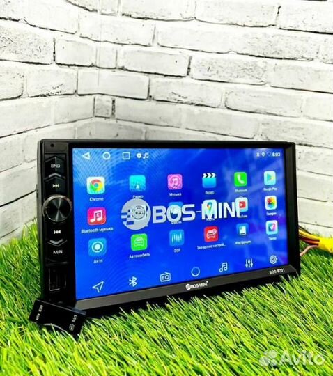 Магнитола 2din android 7 дюймов BOS-8701 Pro