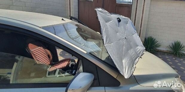 Солнцезащитный зонт для авто шторка лобовое стекло